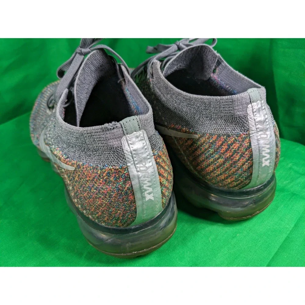 Nike Air VaporMax Silver Grey Athletic Sneakers Mens Size 9 849558-019 - Picture 4 of 10